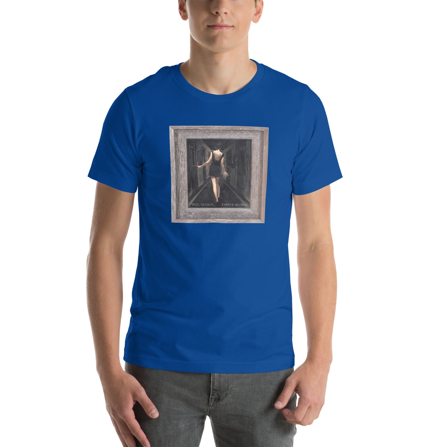 Vinyl Station - Unisex t-shirt - Answer Slower