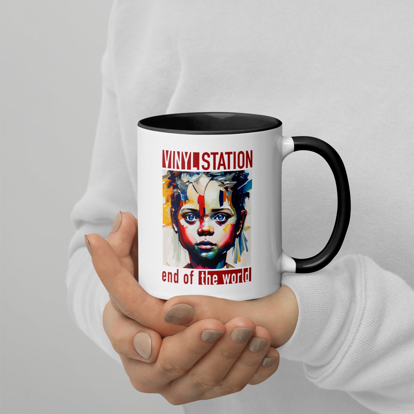 Vinyl Station - Mug with Color Inside - End of the World