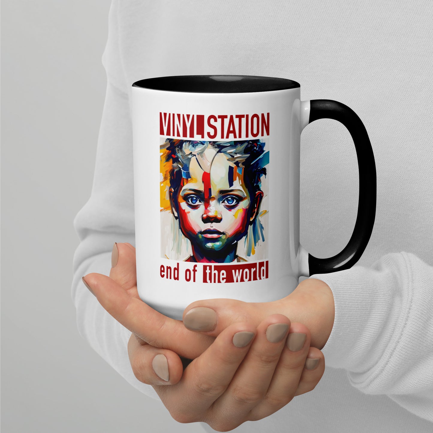 Vinyl Station - Mug with Color Inside - End of the World