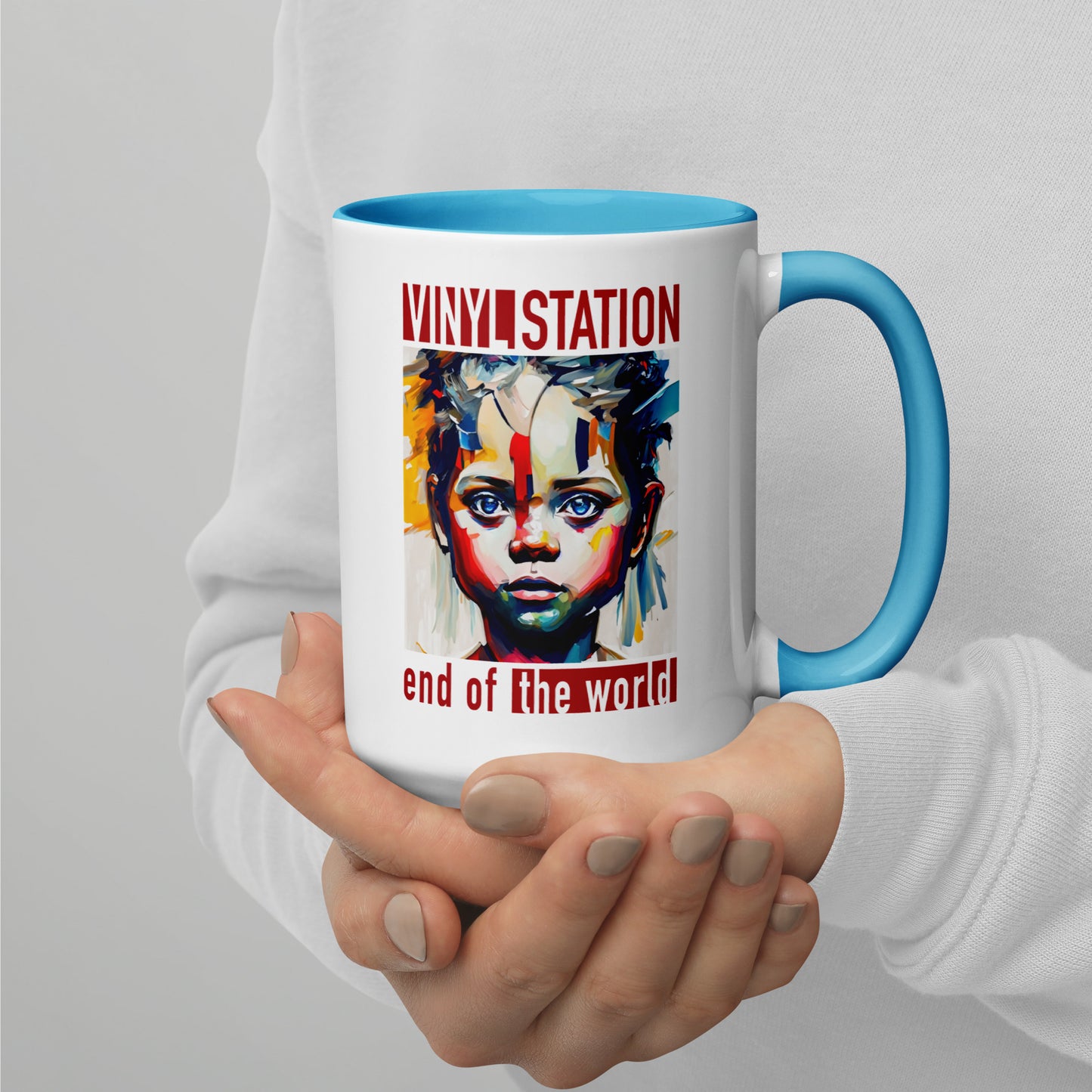 Vinyl Station - Mug with Color Inside - End of the World