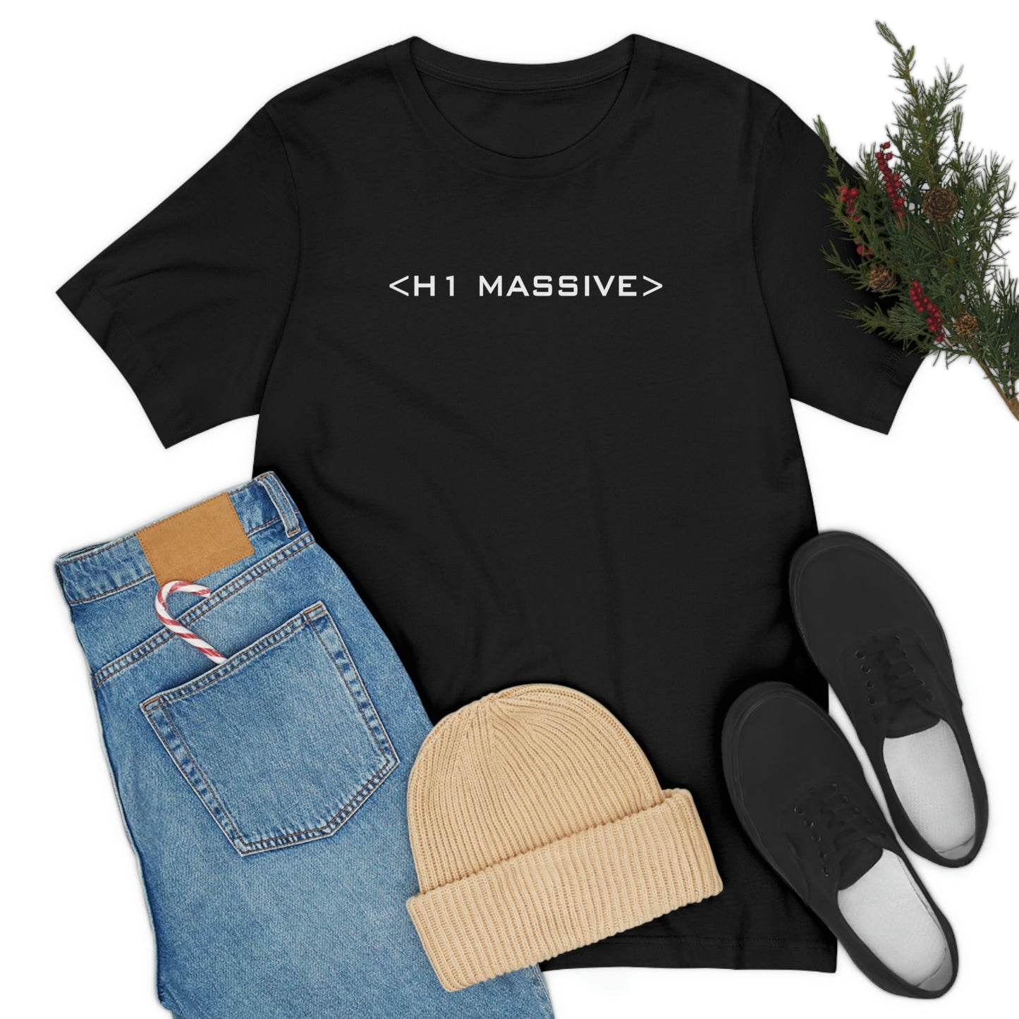 H1 Massive - T-Shirt - Men's Crew Neck