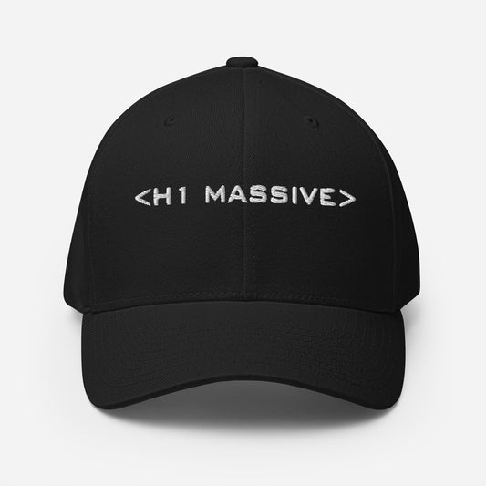 H1 Massive - Embroidered Structured Twill Cap