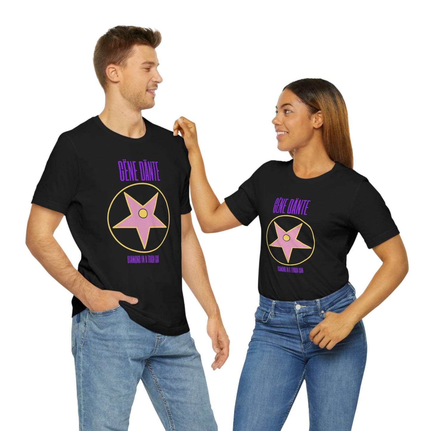 Gene Dante - T-Shirt - Inverted Hollywood Star - Men's Crew Neck