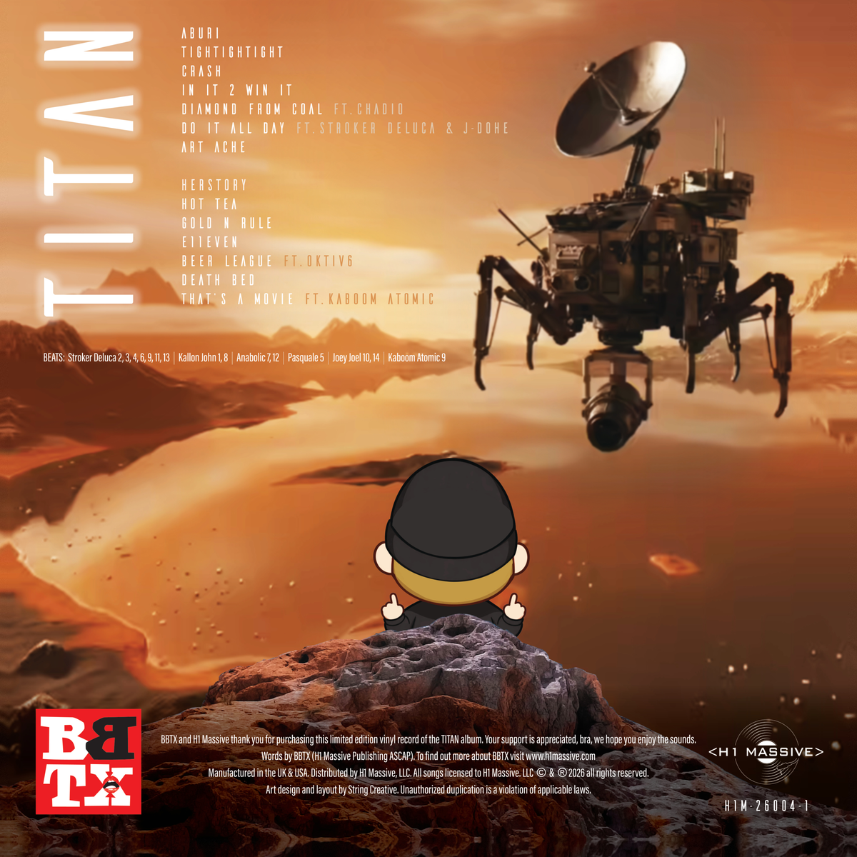 BBTX - Album - TITAN (High Res Download)
