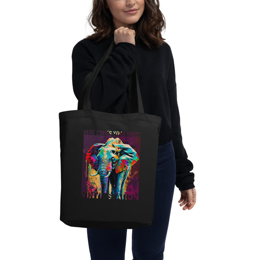 Vinyl Station - Eco Tote Bag - Here Comes Your Ghost