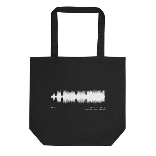 Joey Wit - Eco Tote Bag - Rose Gold #07 A Point of No Return (audio wave)