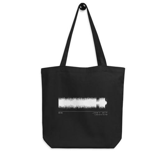 Joey Wit - Eco Tote Bag - Rose Gold #08 Leave It To Me (audio wave)