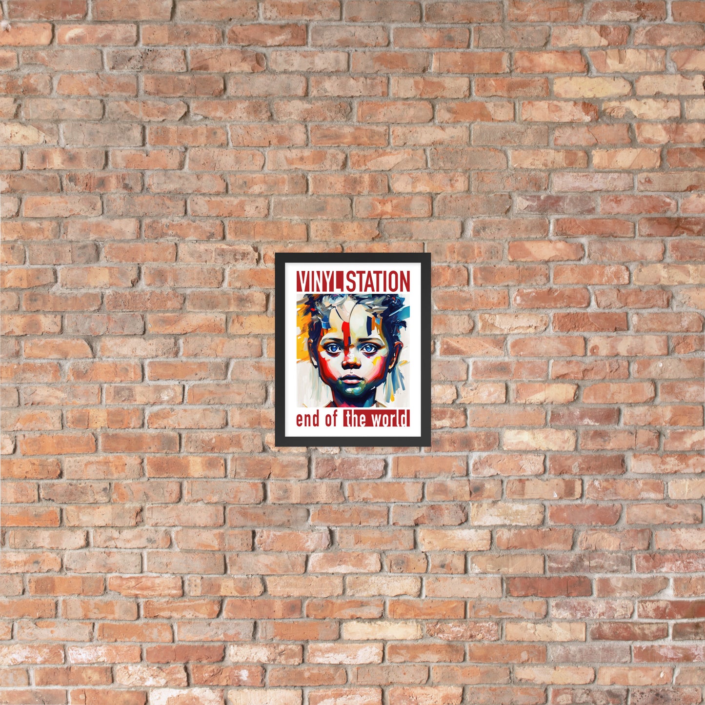Vinyl Station - Framed poster - End of the World