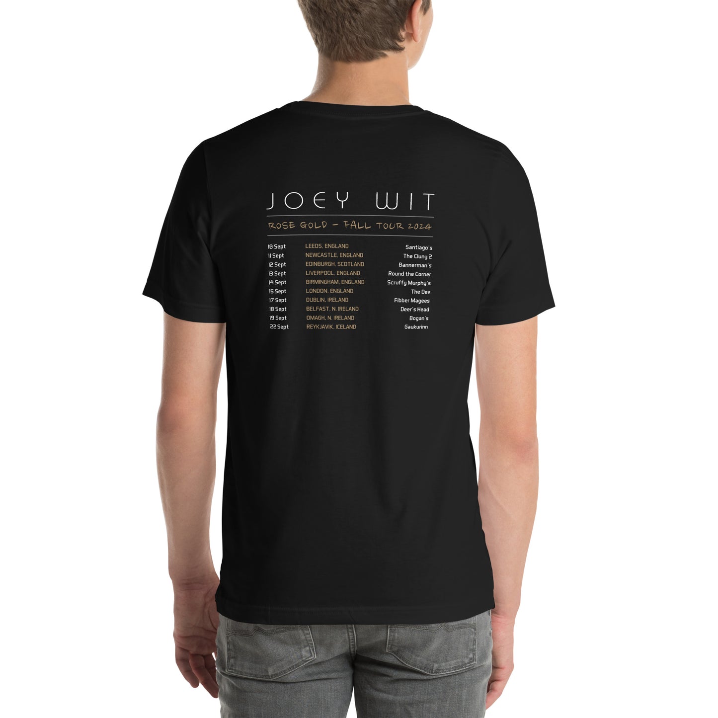 Joey Wit - Rose Gold - Album & Tour Shirt Bundle