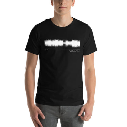 Joey Wit - Unisex T-shirt - Rose Gold #03 Borrowed Time (audio wave)