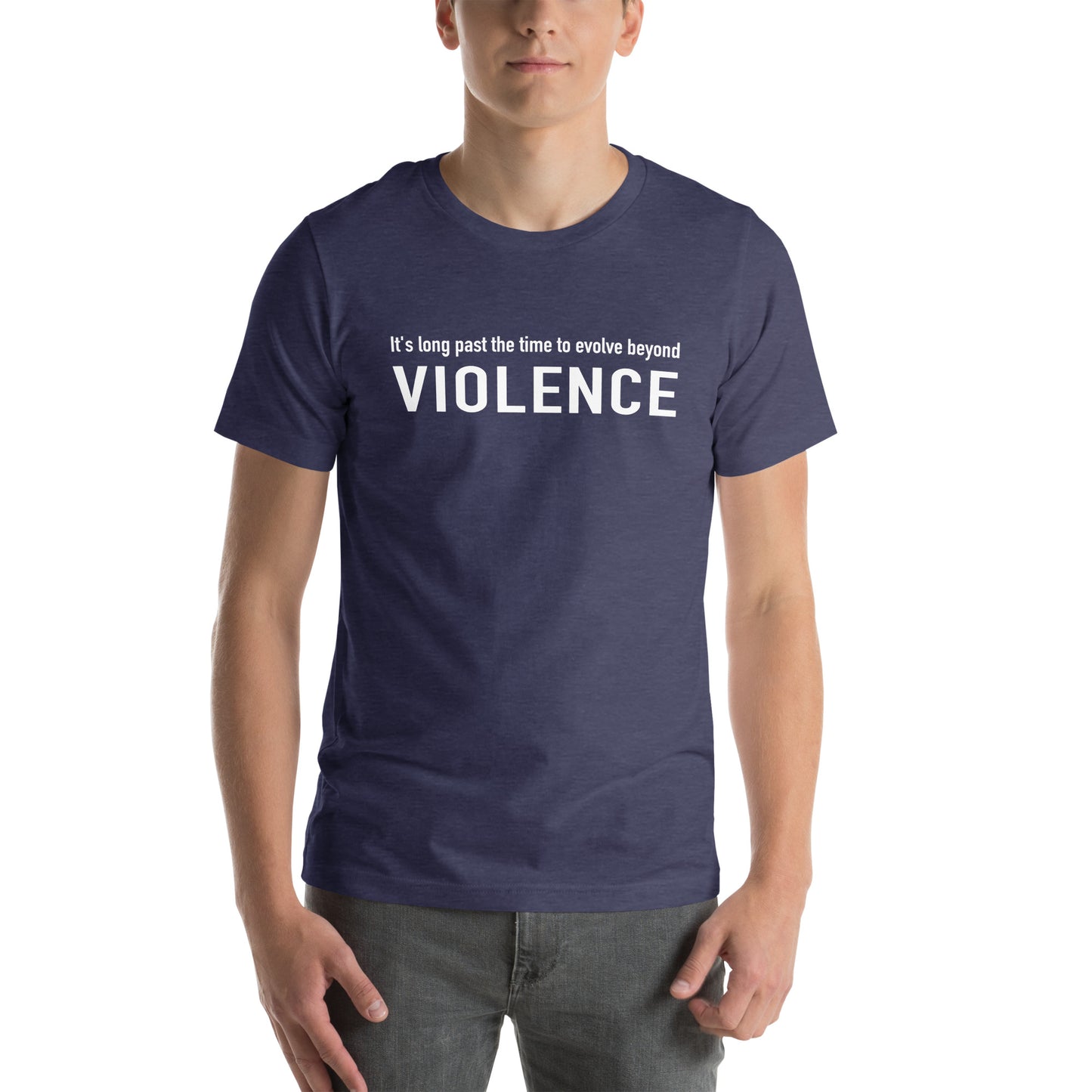 John Eye - Unisex t-shirt - Evolve Beyond Violence