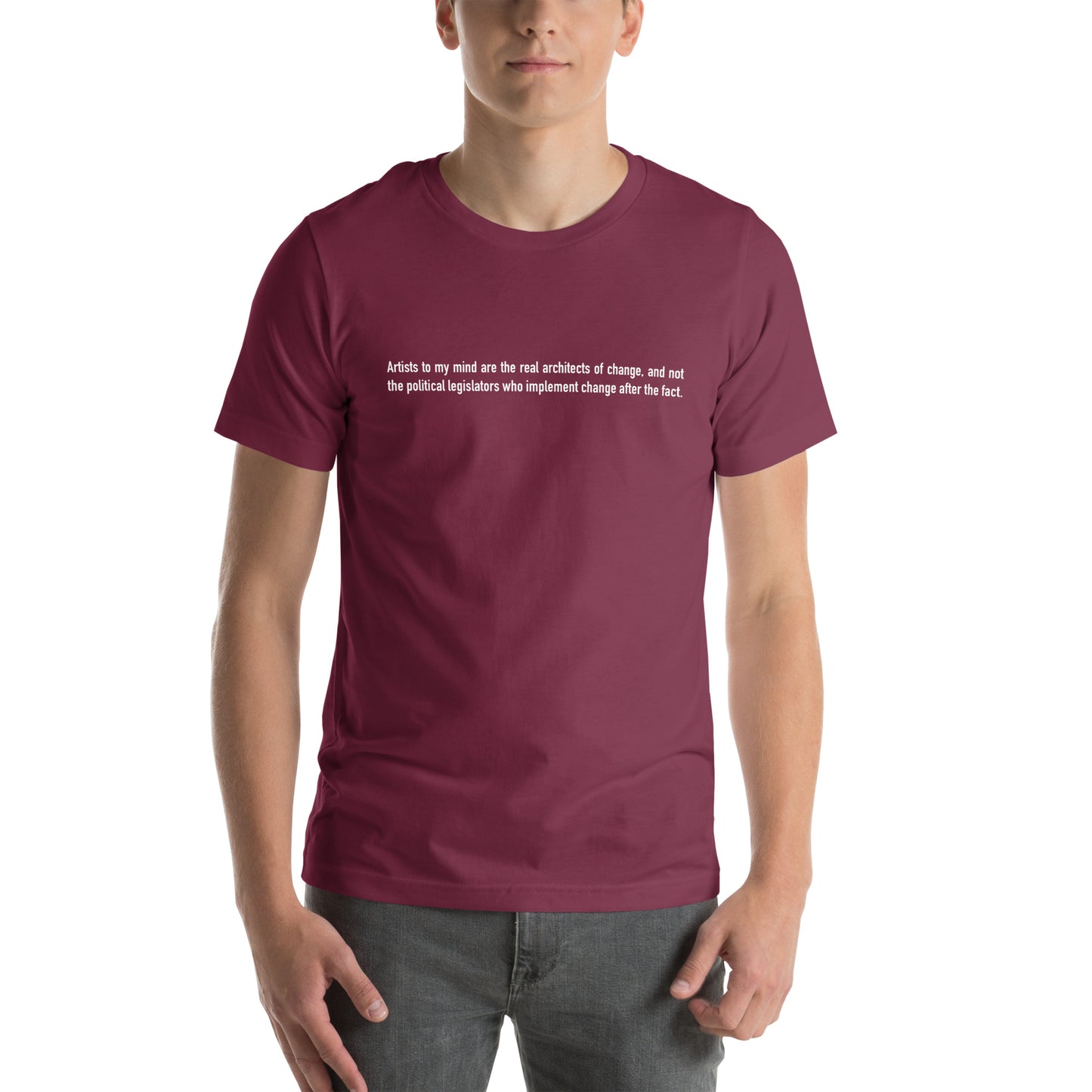 H1 Massive - Unisex t-shirt - William S. Burrows "Artists" Quote