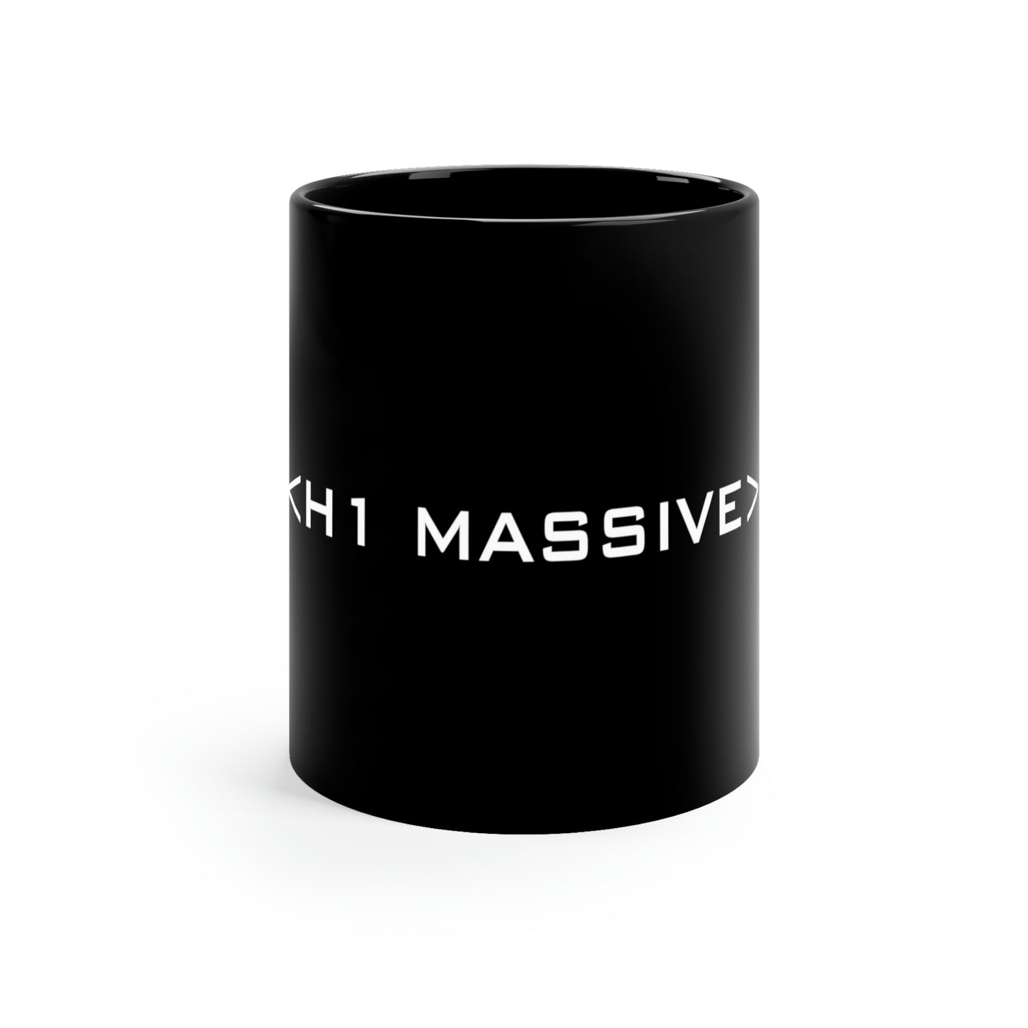 H1 Massive - 11oz Black Mug